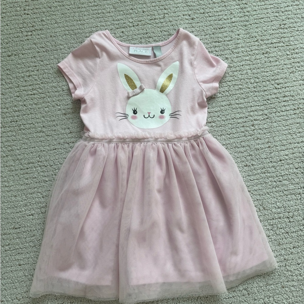 The Children's Place Pink Bunny Dress